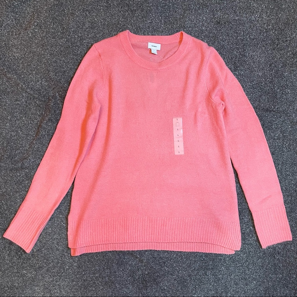 Old Navy Coral Crew Neck Sweater - Picture 7 of 9